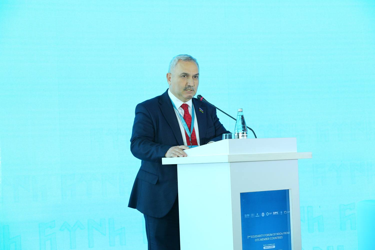 TDT-yə üzv ölkələrin QHT-lərinin Platformasının baş katibi, millət vəkili Azər Allahverənov Türk Dövlətləri Təşkilatına üzv ölkələrin QHT-lərinin II Həmrəylik Forumunda çıxış edib