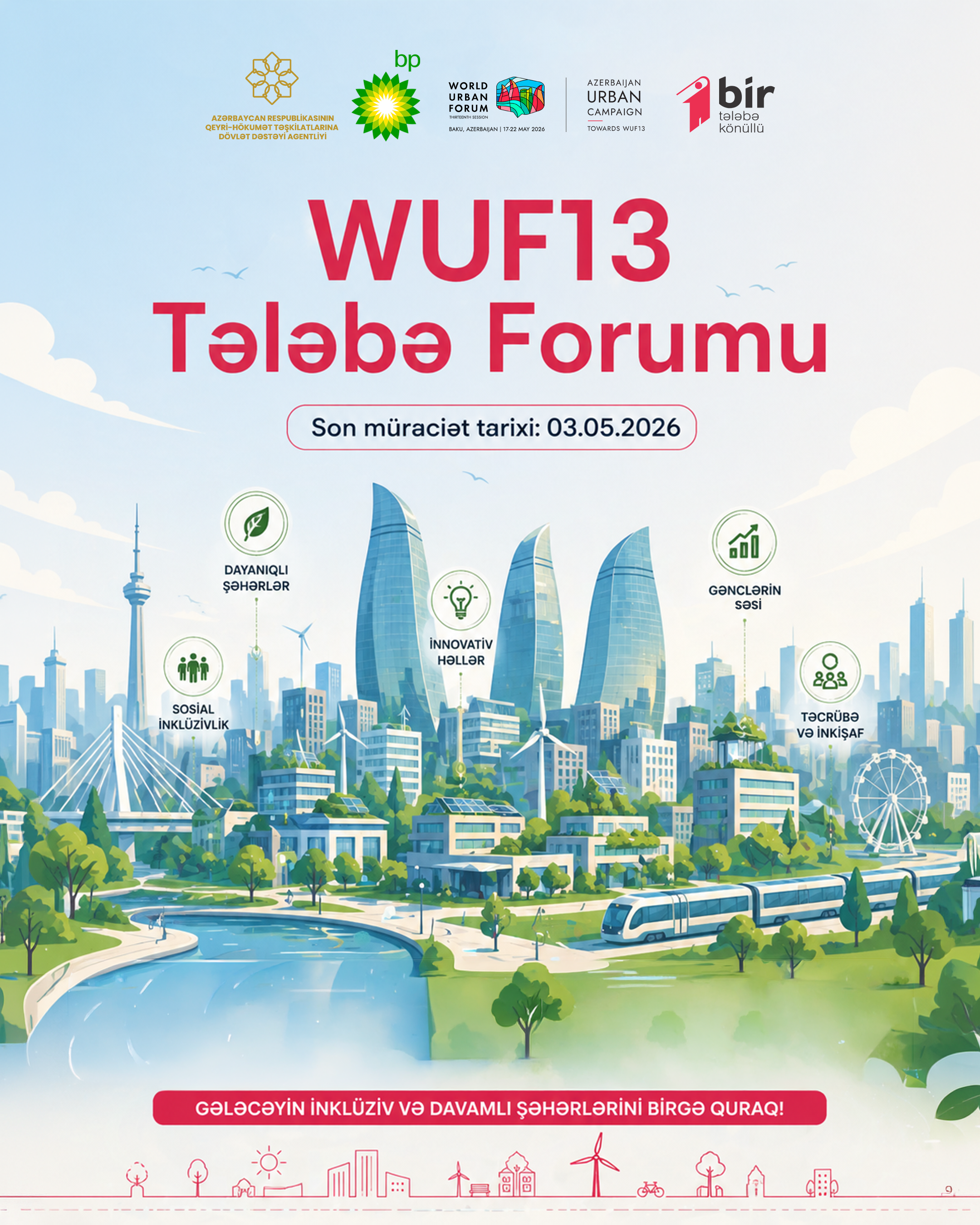 WUF13 Tələbə Forumu keçiriləcək