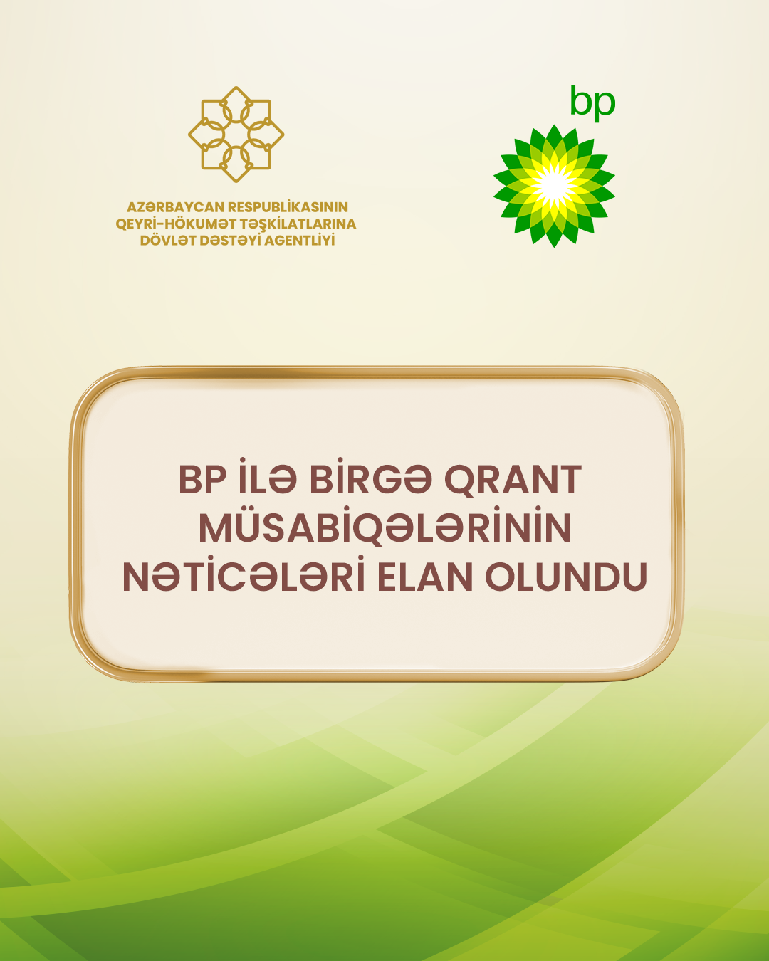QHT Agentliyinin BP Azərbaycan ilə əməkdaşlığı çərçivəsində birgə qrant müsabiqələrinin nəticələri elan olundu